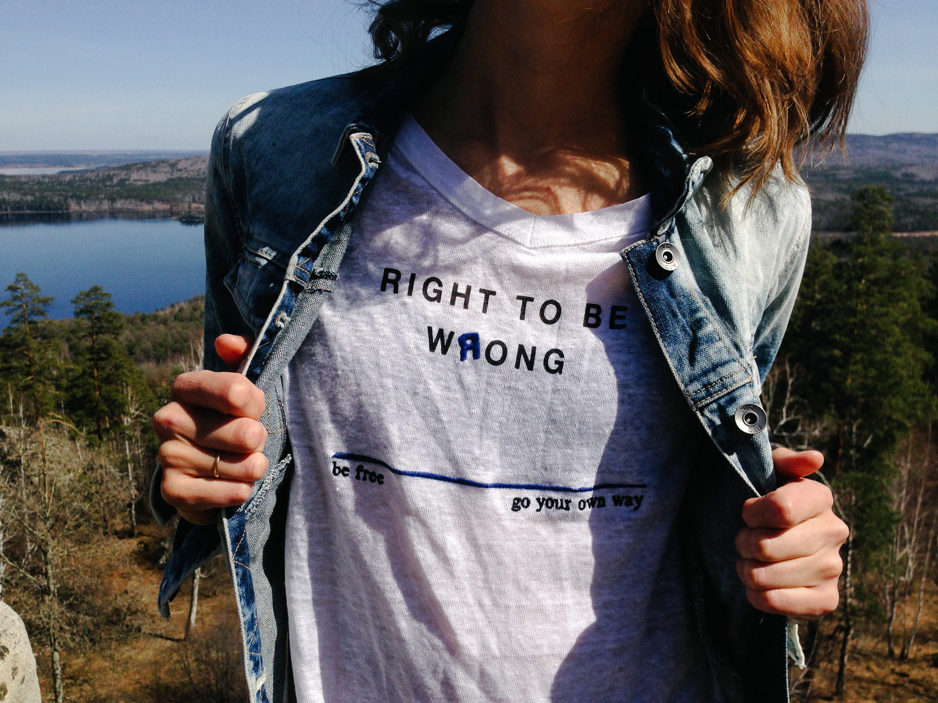 Right and wrong t-shirt