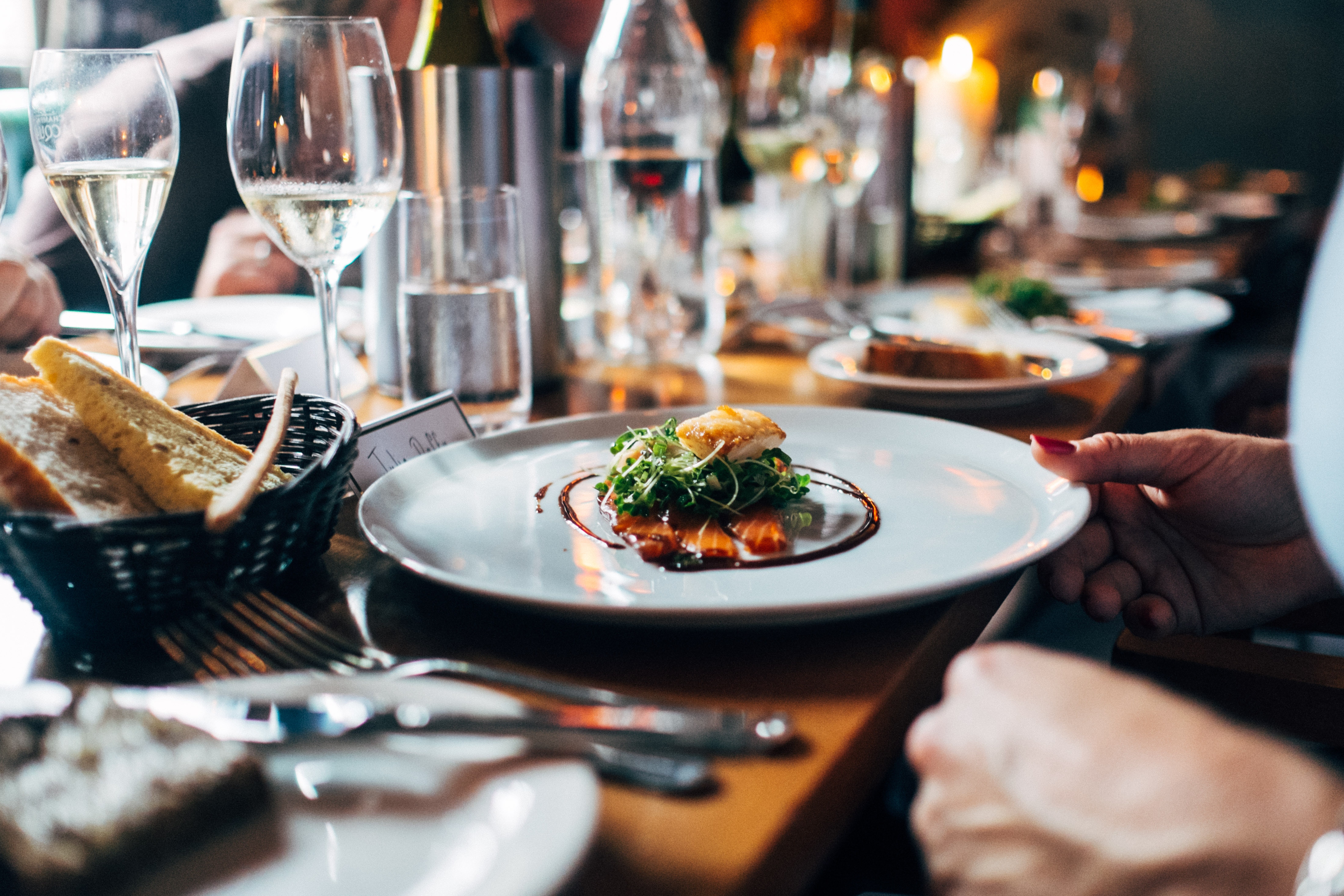 Passive Income allows fine dining